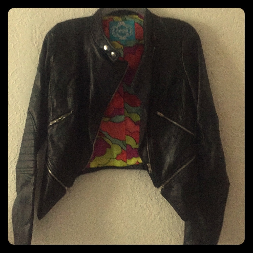 Leather jacket